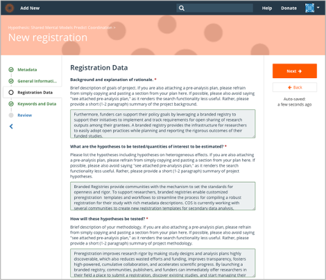 Branded Registries: Empowering communities to improve research rigor