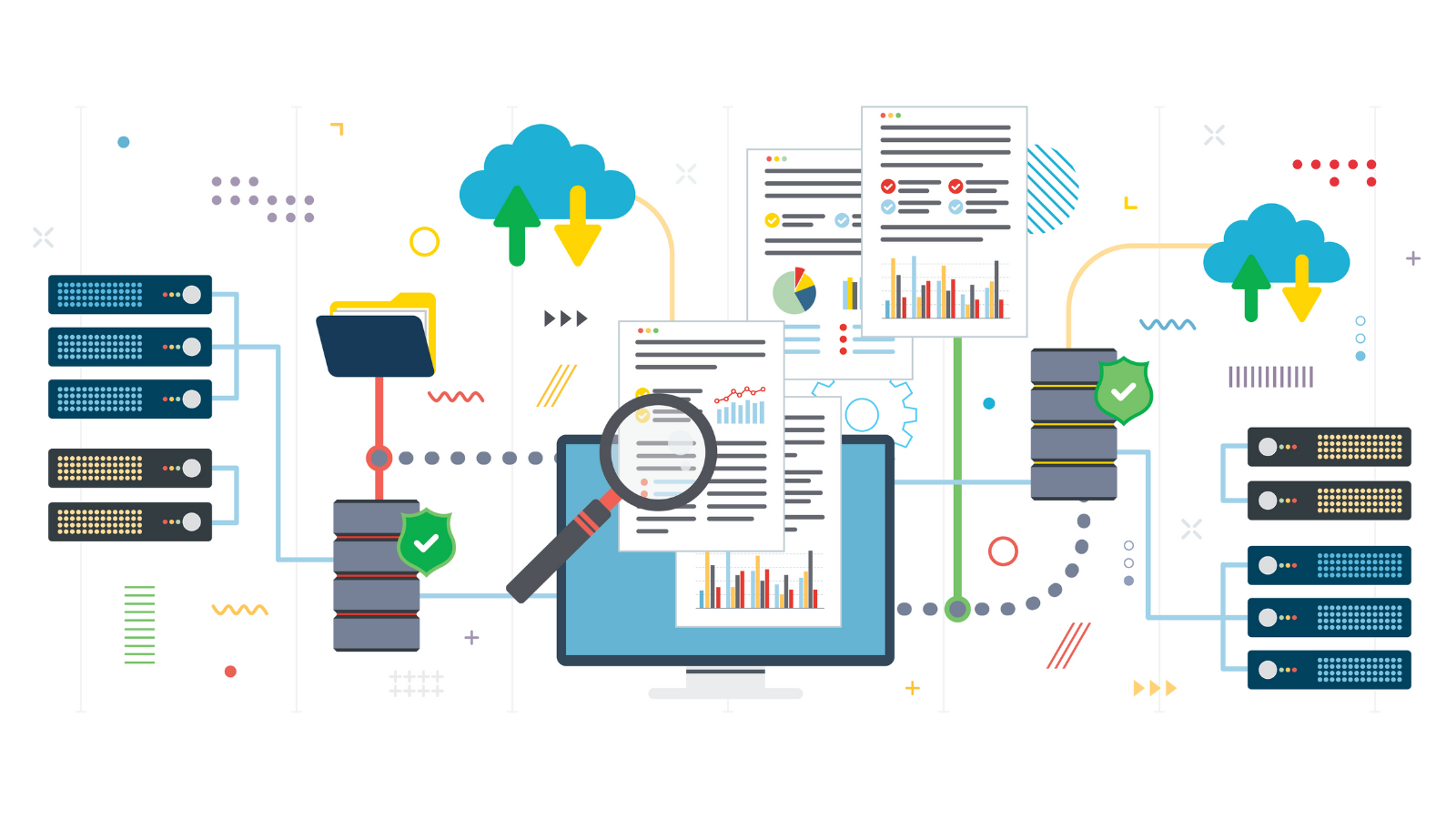 Data analysis and cloud computing iillustration