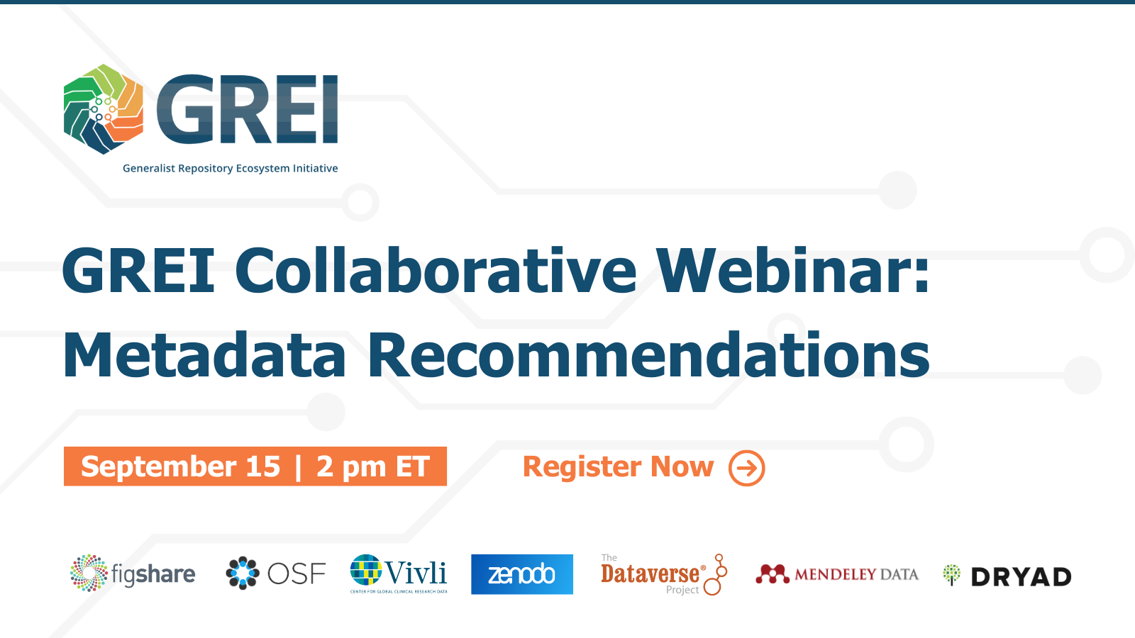 GREI Collaborative Webinar: Metadata Recommendations