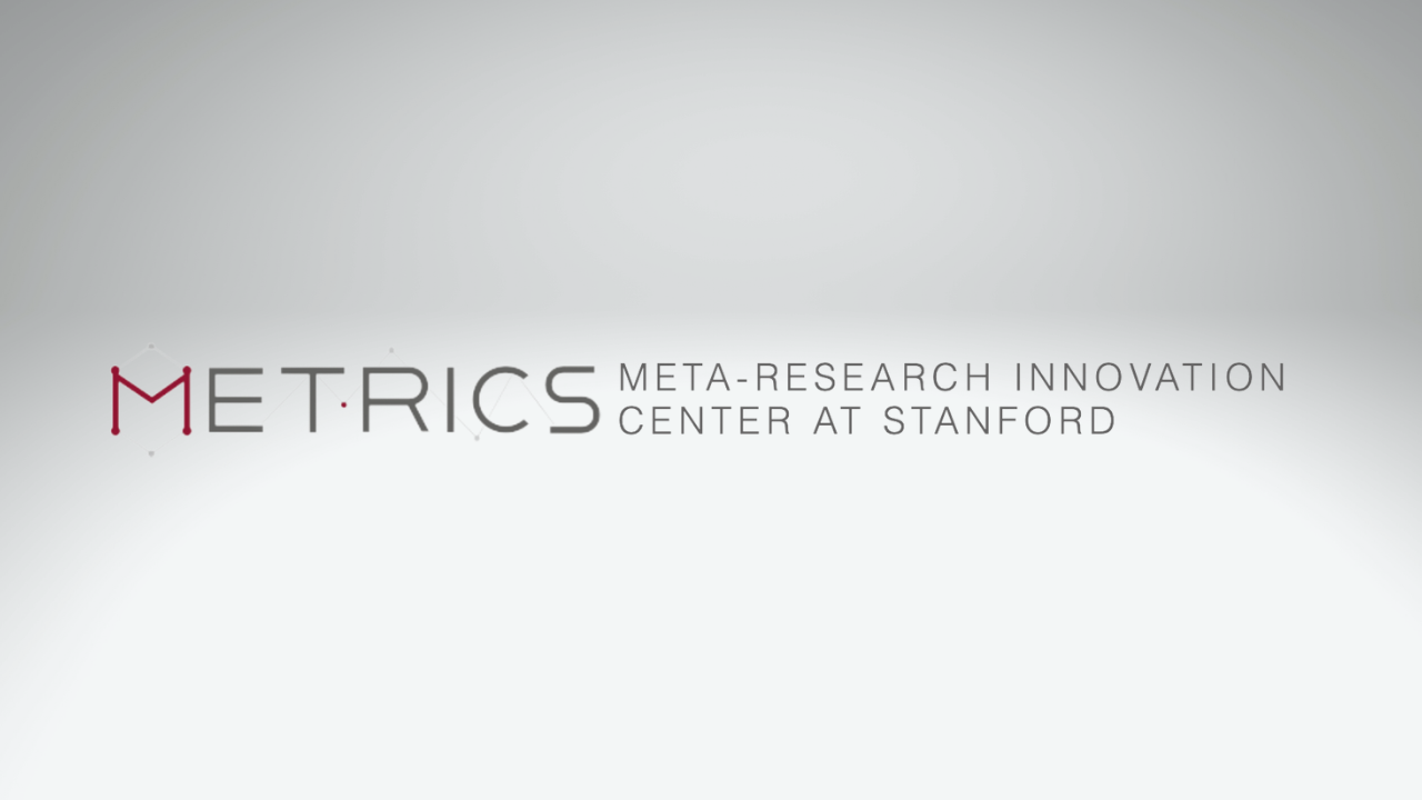 METRICS Meta-Research Innovation Center at Stanford Logo