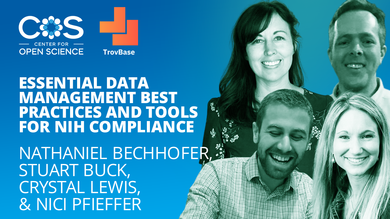 TrovBase Webinar with webinar title and speaker photos
