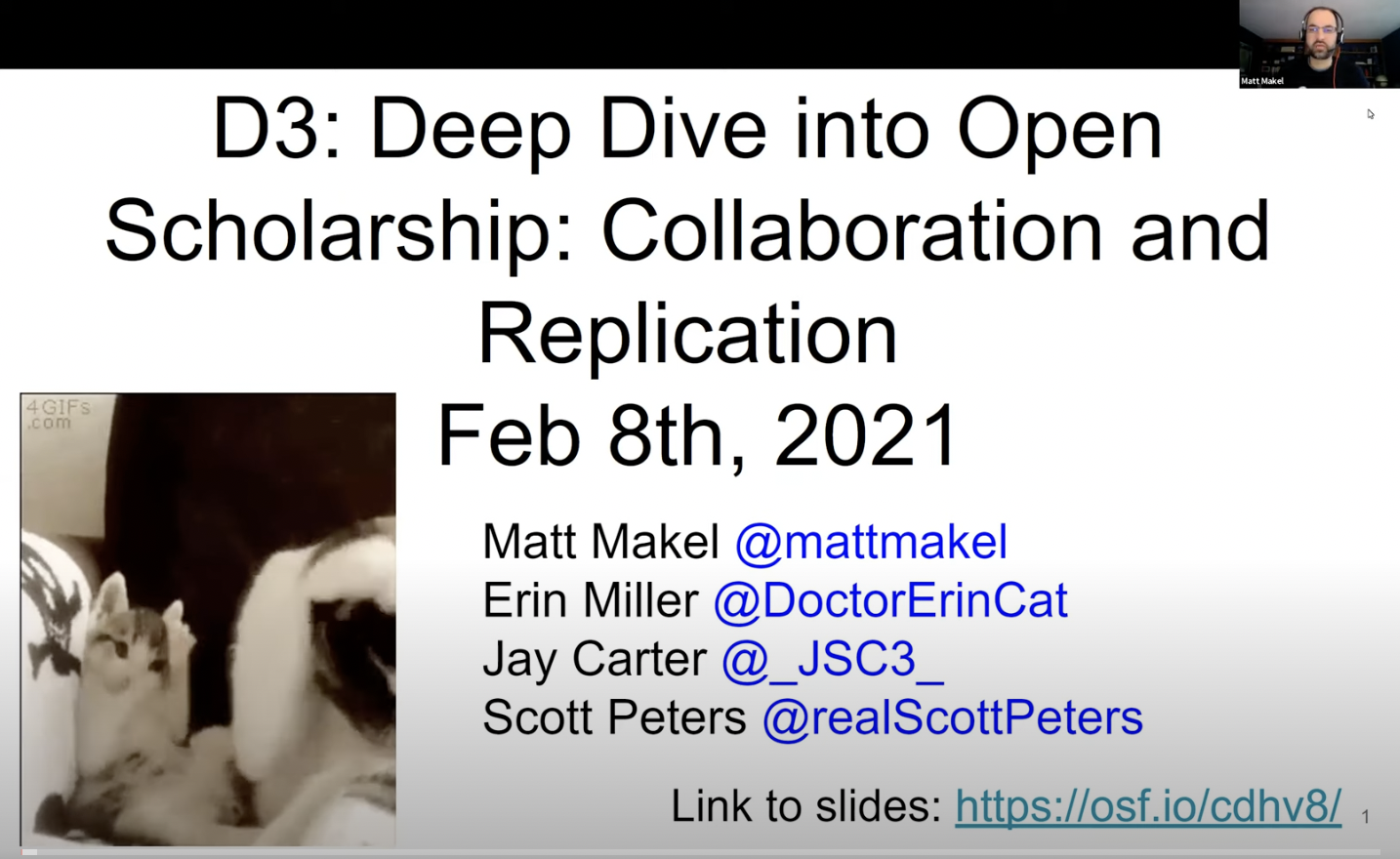 Webinar on collaboration and replication - STEM Education
