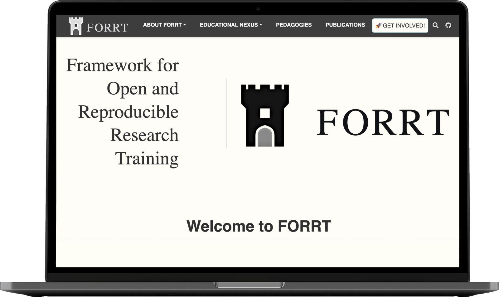 Image of FORRT hompage