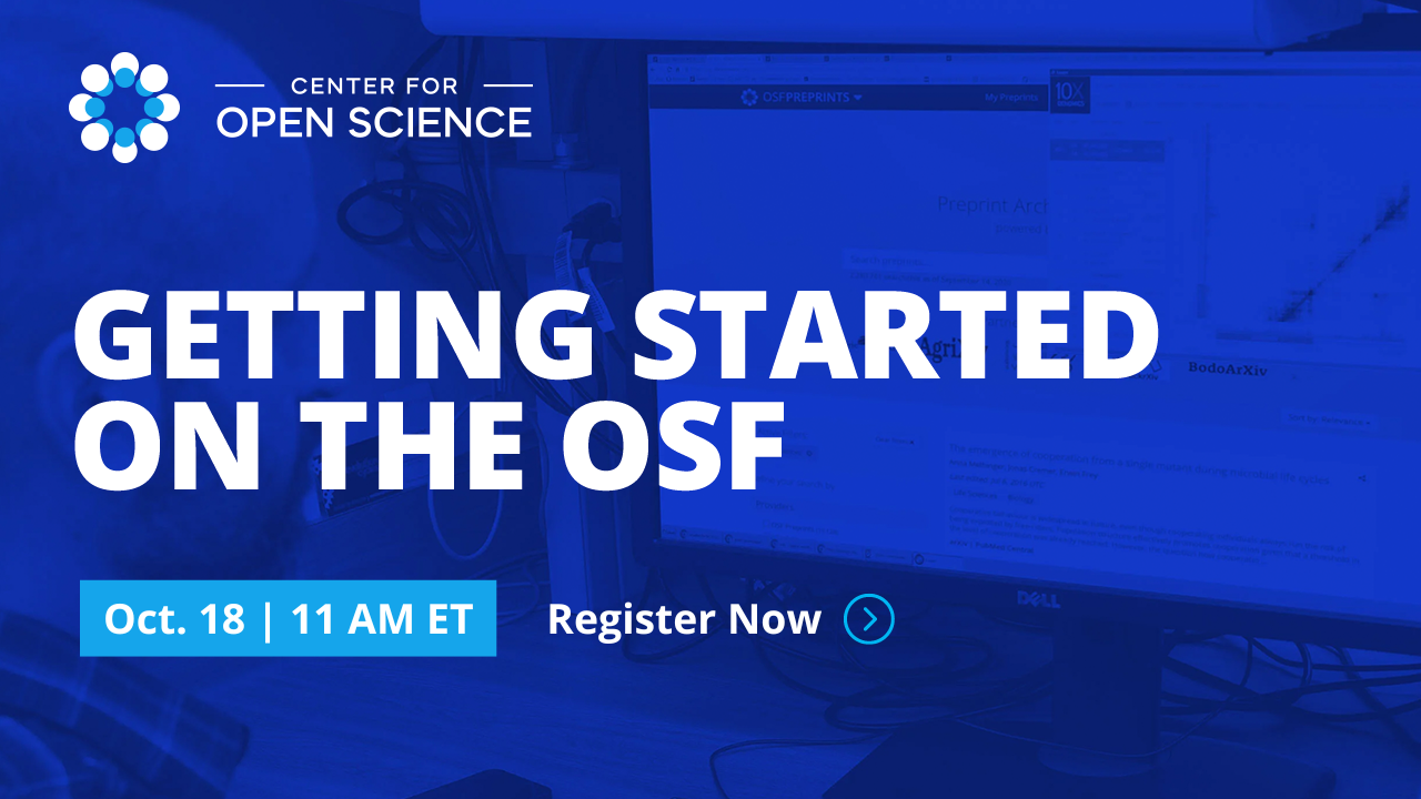 Getting Started on the OSF
